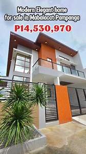 ‼️MODERN ELEGANT HOME FOR SALE NEAR MABALACAT GATE CLARK PAMPANGA‼️ 📍Located inside a secured subdivision in Mabalacat City 𝐒𝐞𝐥𝐥𝐢𝐧𝐠 𝐏𝐫𝐢𝐜𝐞 ₱14,530,970 Cash or In-house financing *20% DP: ₱2,906,194.00 *15% DP: ₱2,179,645.50 216sqm lot area 221.30sqm floor area 🔸️Features: 4 bedrooms 3 bathrooms High ceiling Living area Dining area Service kitchen Balcony Lanai 2 carport **For more Listings and walk through videos** YouTube https://youtube.com/@vspropertiesbyshielaannmiclat?si=2e8rFc