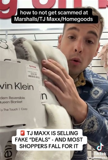 🚨 TJ MAXX IS SELLING FAKE “DEALS” - AND MOST SHOPPERS FALL FOR IT A shopper explains the hidden number on price tags most people never notice - and it exposes when you’re getting ripped off versus when you’re actually getting a deal. Ends in “1”? Made only for TJ Maxx / Marshalls / HomeGoods. Cheaper materials. Lower quality. Designed to look discounted. Ends in “2”? Real overstock from legit retailers. Same product. Real deal. He shows how major brands now make store-only versions for off-pric
