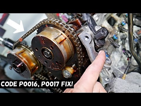 KIA OPTIMA CODE P0016, P0017 CRANKSHAFT POSITION FIX ENGINE LIGHT ON