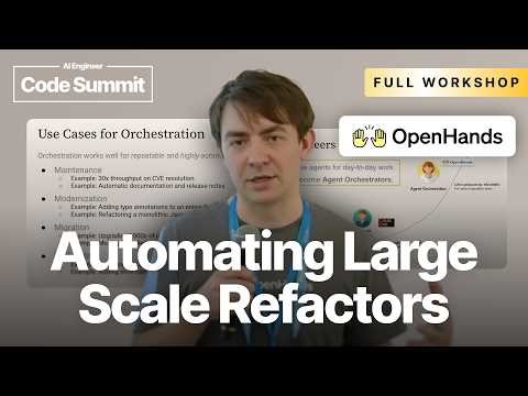 Automating Large Scale Refactors with Parallel Agents - Robert Brennan, OpenHands