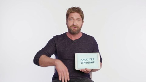 Gerard Butler Teaches You Scottish Slang