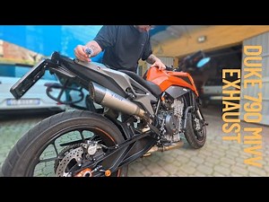 KTM DUKE 790 | MIVV X-M5 SOUNDCHEK | COLDSTART & RAW SOUND