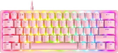Razer Huntsman Mini 60% Wired Gaming Keyboard Pink Quartz RGB Optical Switch | eBay