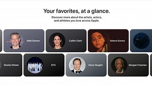 Apple quietly launches 'Snapshot' guide to artists, actors, and athletes