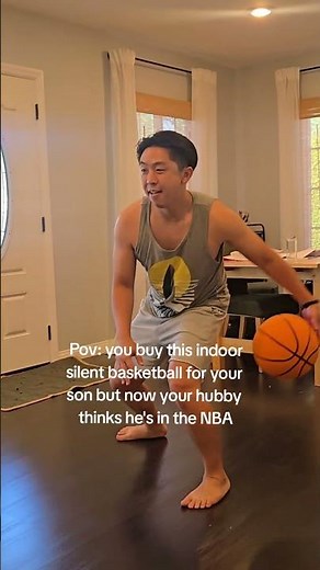 indoor silent basketball. perfect for practicing dribbling skills