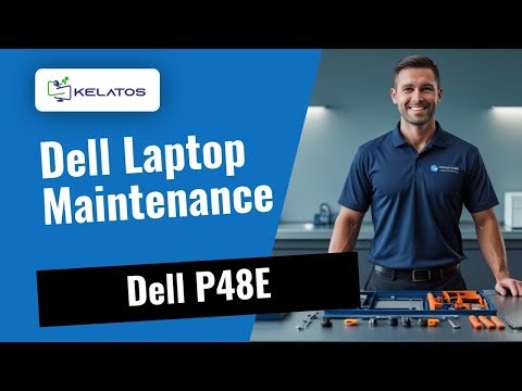 Laptop Dell P48E maintenance, component check 🔍