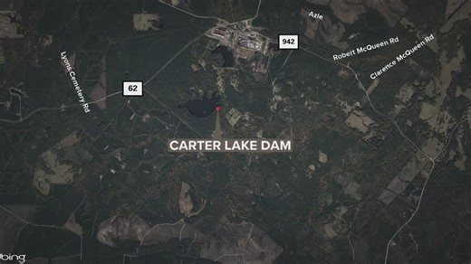 Crews race to lower Carter Lake after dam damage found
