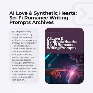 250 Sci-fi Romance Writing Prompts: AI Love & Synthetic Hearts (PDF   HTML Generator) - Etsy