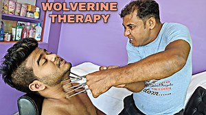 1.1M views · 436 shares | Head & body massage therapy Wolverine Style With Loud Neck Cracking | Indian ASMR | Home ASMR clinic | Facebook