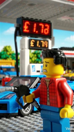 LEGO Man Can't Afford Fuel Anymore #gasprices #humor