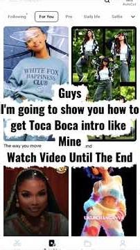 How to get the intro of Toca Boca if you are starting a Toca channel