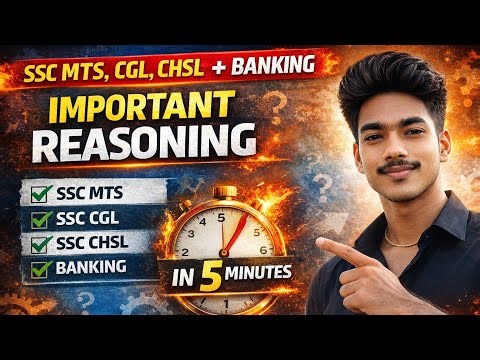 ssc mts,chal,CGL, banking important reasoning🤗