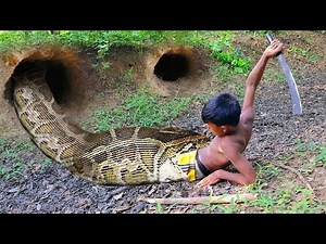 Anaconda Snake Attack Boys In Forest | An Anaconda Snake Attack Brief Story 29