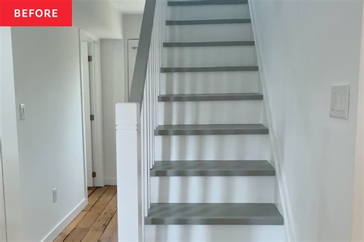 This Entryway Makeover Uses a Brilliant Overlooked Spot to Display Art