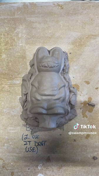 See how I’ve been making my little ceramic guys with slip casting. #ceramics #ceramicart #clay #art #moldmaking #slipcasting #plastermold #sculpture #creative