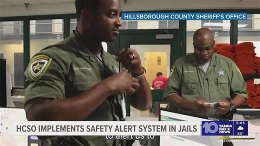 Hillsborough County Sheriff's Office implements new safety alert systems in jails