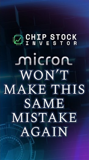 Here's what Micron learned from the chip shortage and oversupply. #Micron #Semiconductors #Investing