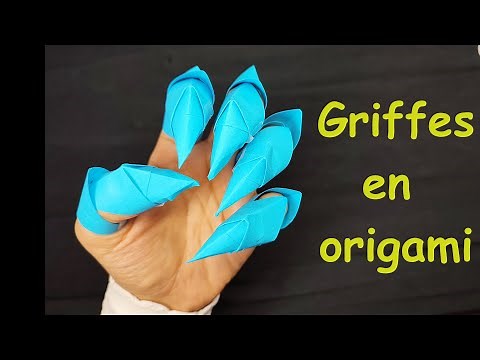 Comment faire des griffes en papier facile et rapide