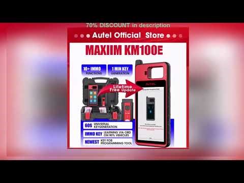 A must-have product! Autel KM100E Key Programming Tool Automotive Diagnostic Scanner Free Update K