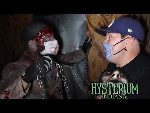 Hysterium Haunted Asylum Indiana - EXTREMELY INTENSE & SCARIEST HAUNTED HOUSE - Maze Walkthrough