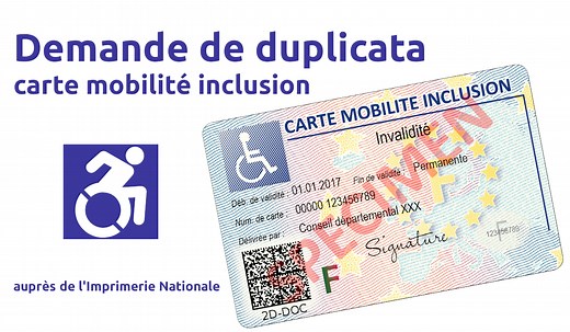 Faire sa demande de duplicata carte mobilité inclusion CMI