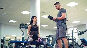 Personal Trainer Working His Client Gym Stock Footage Video (100% Royalty-free) 1024335095 | Shutterstock