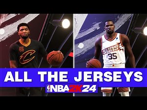 NBA 2K24: All Team Jerseys/Uniforms In The Game | Sleeved Jerseys!