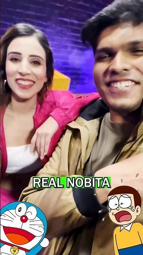 i met the REAL Nobita 🤣 #doraemon