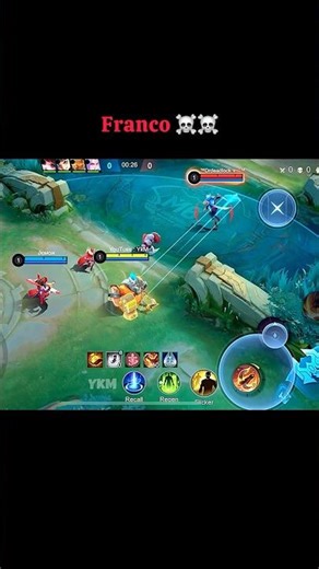 Franco, The Dad 💀 | Moba Legends. #mobilelegends #mlbbshorts #mlbb