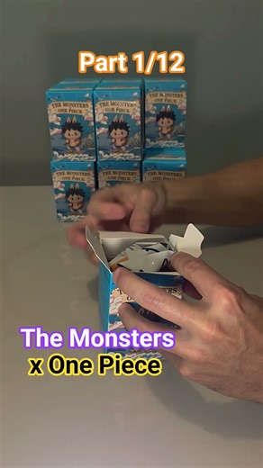 Hey guys, what's up? Part 1/12 of The Monsters x One Piece! #themonster #onepiece #popmart #dolls 💛💜