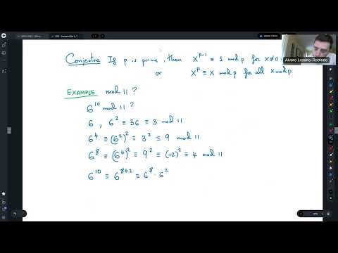 Number Theory and Geometry -- Fermat's little theorem