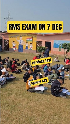 RMS Exam 7 Dec 2025:Mock Test Answer Key at Geometry Academy#RMS #RMSCET2025 #RMSExam2025 #MockTest