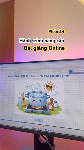 Thêm một bài tập tương tác để thầy cô ứng dụng vào bài giảng nhé! #activepresenter #elearning