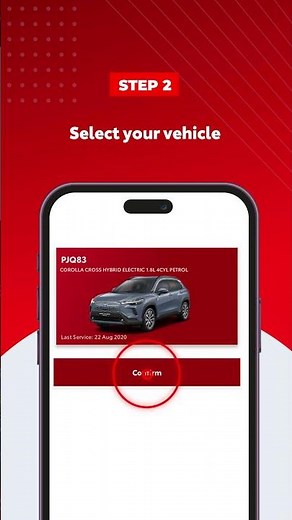 Toyota MY App Service Appointment