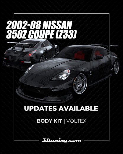 3DTuning.com | Car Game & Simulator 🚘 | ℹ️Your 350Z build just got a serious reality check. We've officially added Voltex aero to the 3DTuning library! From the wing to the... | Instagram