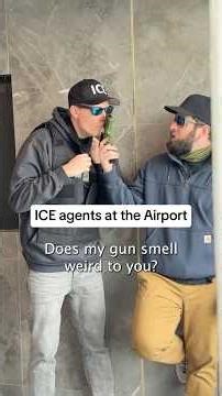 ICE agents at the Airport....