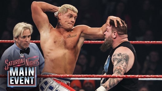 【2024周末主战场大赛】先后两个裁判被撞倒 科迪罗兹捍卫最毋庸置疑WWE冠军_哔哩哔哩_bilibili