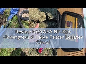 Review NOYAFA NF-826 Underground Cable Tester Locator Circuit Tracer Metal Pipe Detector Wire Tracke