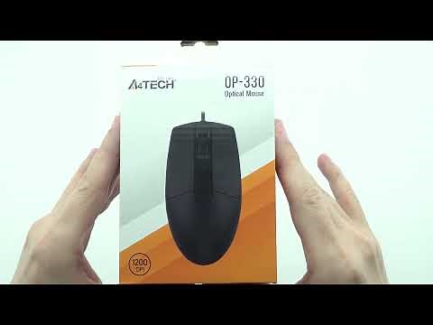 A4TECH Wired Mouse OP-330 Unboxing