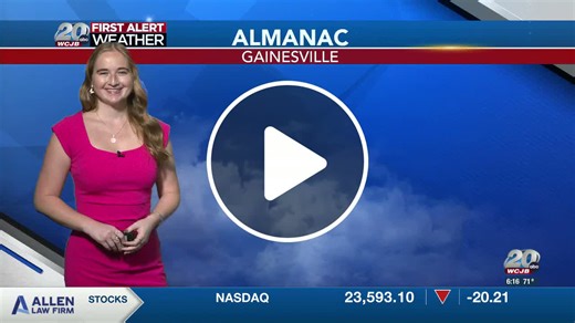 WCJB First Alert Weather Forecast | 6 p.m. Sunday - NewsBreak