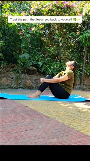 Trust the Path That Leads You Back to Yourself | Yoga Flow for Inner Peace #yoga #shorts