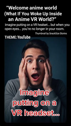 What If You Woke Up Inside an Anime VR World? #shorts