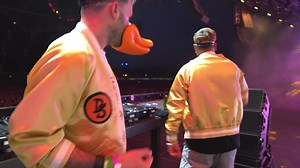 7.9K views · 760 reactions | Too many unforgettable moments to count. We moonwalked in the desert, quacked with a sea of you ducklings, worshipped the great Shabadoo, put the sauce on it, and we can’t wait to do it all again this weekend | Duck Sauce | Facebook