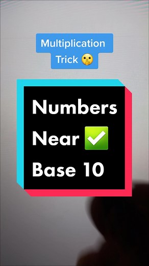 Fast Math Trick: Multiplying Numbers Near Base 10
