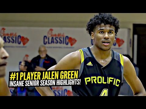 Is Jalen Green The BEST Player In High School!? INSANE Senior Season FULL Highlights!!