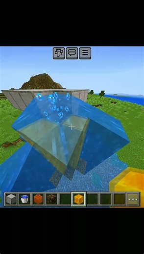 minecraft bubble elevtaor #shorts #viral #minecraft