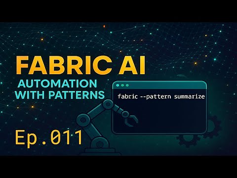 Fabric AI CLI Tutorial: Boost Productivity with AI Patterns (Setup & Use Cases) - Ep011