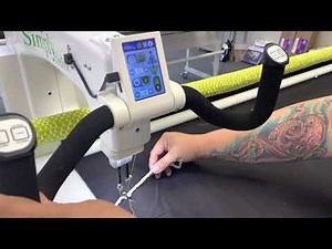 Machine Tip: How to Use a Couching Foot on a Handi Quilter