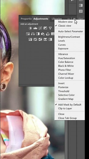 FIXED: Adjustment Layer Presets in Photoshop Missing? #Shorts