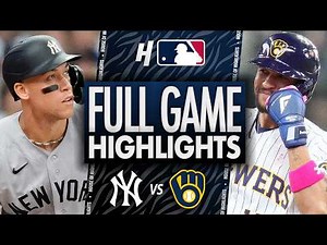 New York Yankees vs Milwaukee Brewers - FULL GAME HIGHLIGHTS 🔥 May 10, 2026 MLB Season